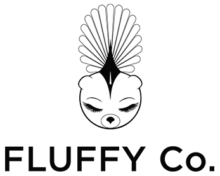 LOGO FLUFFY NEGRO