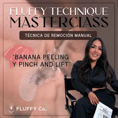 Remocion Profesional de Extensiones de Pestanas con Tecnica Banana Peeling - Fluffy Co. Studio in Miami